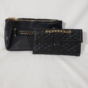 Black Clutch Set of 2